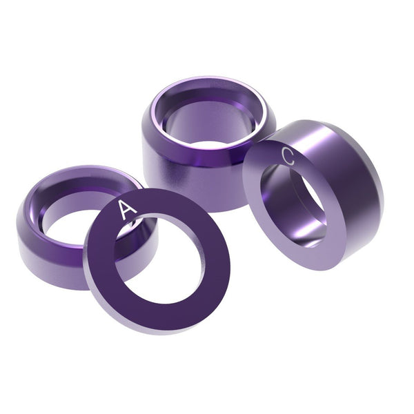OneUp Components Rear Axle Shims Purple